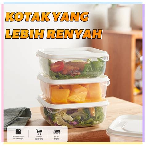 Jual Kotak Penyimpanan Makanan Kulkas Storage Box Fridge Food Kotak