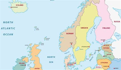The Countries Of Northern Europe