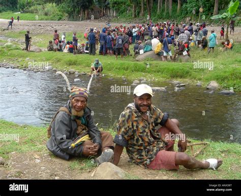meeting, Papua New Guinea Stock Photo - Alamy
