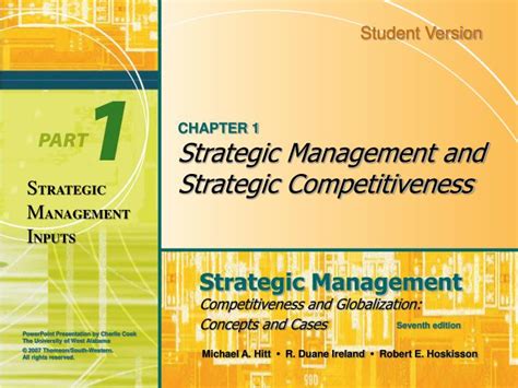 Ppt Chapter Strategic Management And Strategic Competitiveness