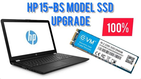 How To Install M 2 SSD HP 15 Laptop HP 15 Bs541tu SSD Upgrade HP