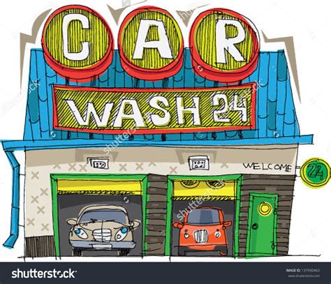 Car Wash Building Clipart Clip Art Library