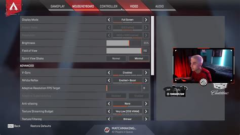 Imperialhals Updated Apex Legends Settings In 2022 Video Settings