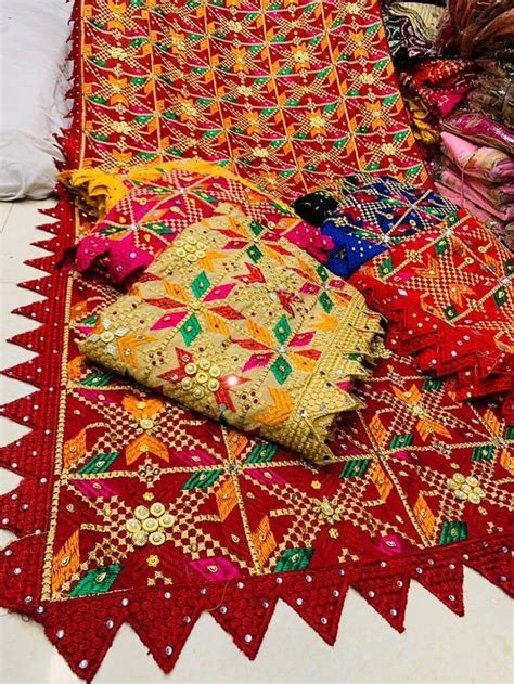 Phulkari Dupatta Bulk Lot Phulkari Wholesale From Amritsar Punjab