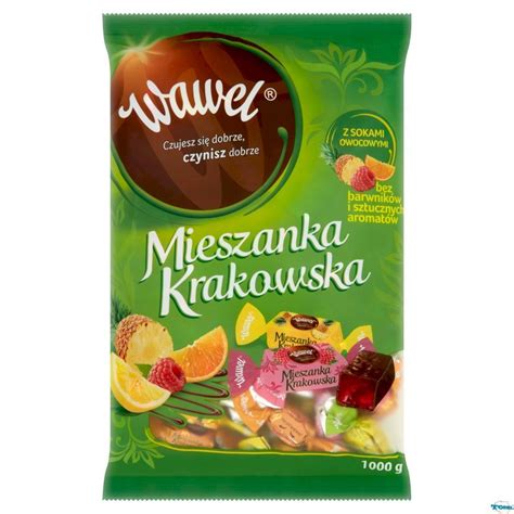 Cukierki WAWEL MIESZANKA KRAKOWSKA Galaretki W Czekoladzie 1kg TONEL