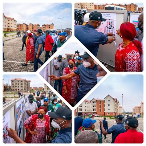 Gov Sanwo Olu Inspects 1188 Unit Sangotedo Housing Project