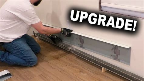 How To Install New Baseboard Heat Covers No Cutting Pipes Or Replacing Element Youtube