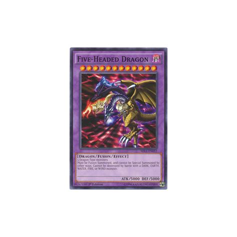 Five Headed Dragon Ultra Rare Limited Big Orbit Cards