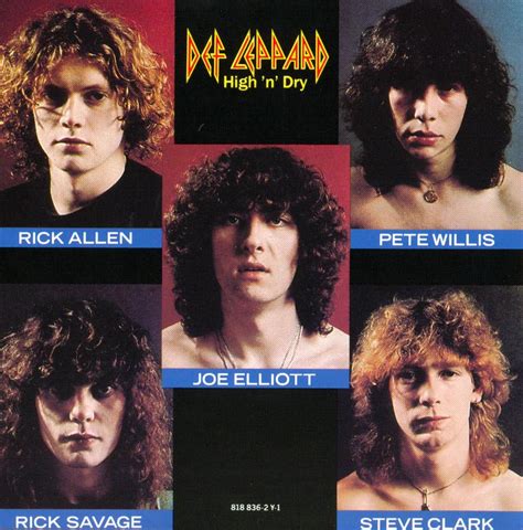 Def Leppard - High 'n' Dry (1981) lineup | Def leppard, Joe elliott ...