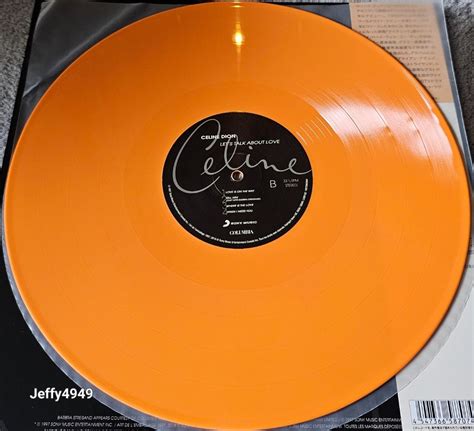 Celine Dion Lets Talk About Love 2 X Vinyl Lp Album Limited Edition Reissue Orange