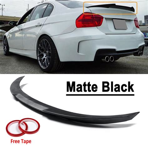 M Performance Carbon Fiber Rear Spoiler Wing For Bmw E90 Sedan Series 320i 325i 330i 335i Trunk