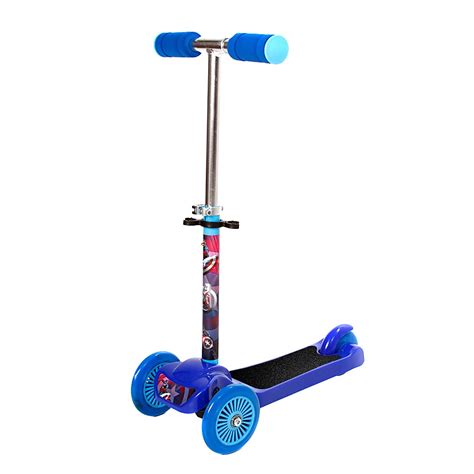 Patinete Para Crian As Scooter Rodas Brinquedo Infantil Menino Azul