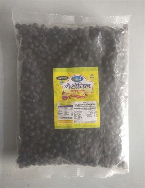 Black Round 500g Shri Shyam Gasonil Churan Goli Packaging Type Packet