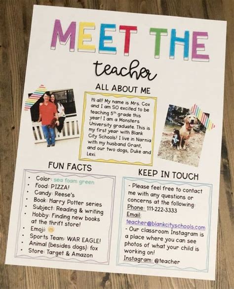 Teacher Bio Template Printable Word Searches
