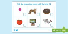 Initial Sounds I Spy M D G O C K Activity Pack Twinkl