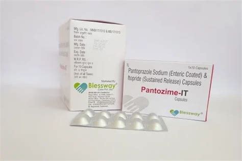 Allopathic Pantoprazole 40mg Ec Itopride 150 Mg Sr Pantozime It Cap At Rs 210 Strip In