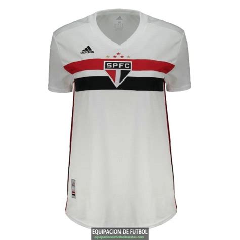 Camiseta Sao Paulo Fc Camiseta Mujer Primera Equipacion