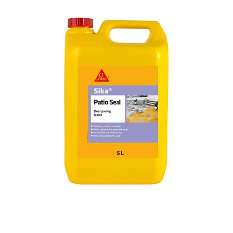 Sika Patio Seal Clear Paving Sealer 5l Clear On Onbuy