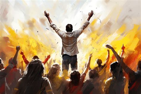 Group Praising God Stock Illustrations 110 Group Praising God Stock