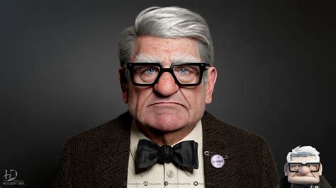 Hossein Diba 3d Model Of Carl Fredricksen From Up Real Time