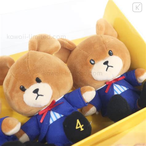 Japan The Bears School Soft Bean Doll 12pcs Set Jackie And Brothers