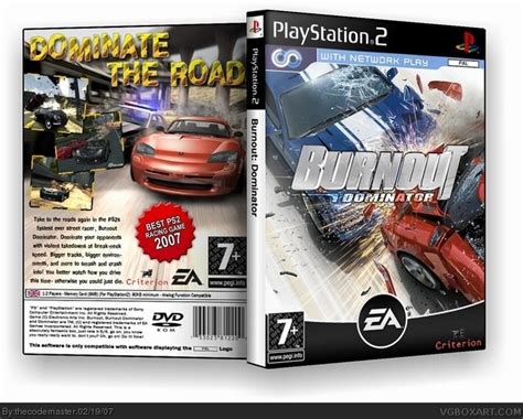 Burnout Dominator PlayStation 3 Box Art Cover by thecodemaster