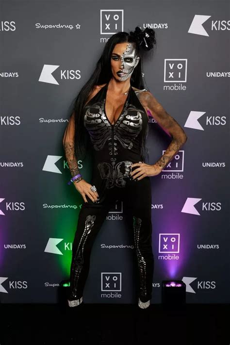 Katie Price Flaunts Boob Job In Sexy Skeleton Jumpsuit For Glam Halloween Bash Daily Star