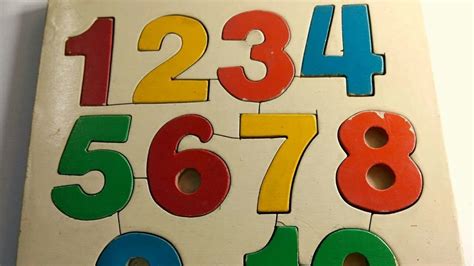 Learn To Count With Wooden Number Puzzle I Learn 123 I Counting Numbers