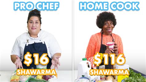 Watch $116 vs $16 Shawarma: Pro Chef & Home Cook Swap Ingredients | Pro ...