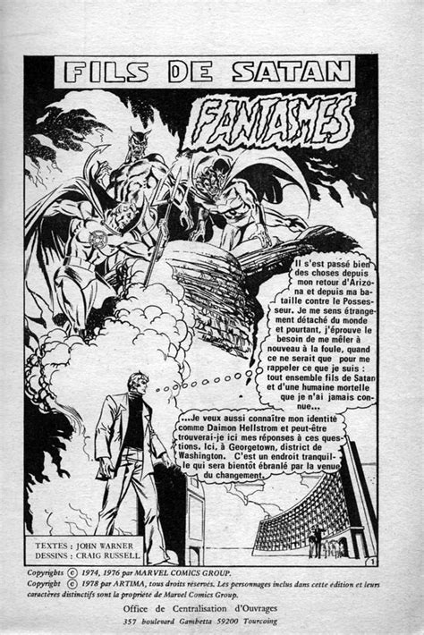 Le Fils De Satan Arédit Bd Informations Cotes