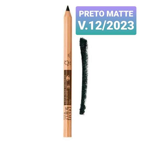 Lápis Para Olhos Azul Matte Preto Matte Areia Metálico Marrom Matte Nude Azul Matte Bronze