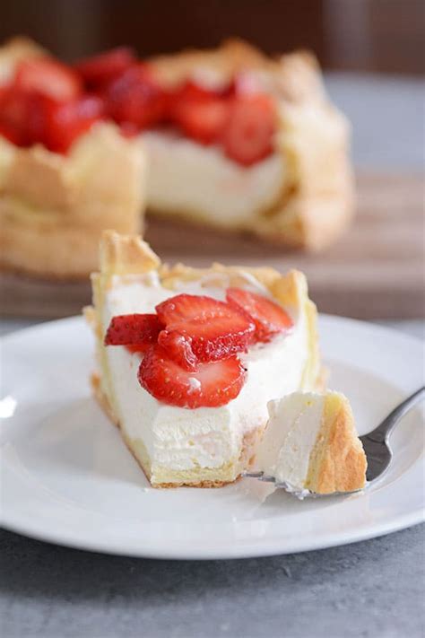 Strawberry Cream Puff Cake Recipe Mels Kitchen Cafe