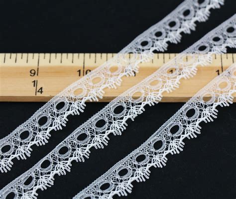 Off White French Trim Lace Wildbird Fabric