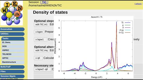 Wt How To Calculate Dos Density Of States And Pdos With Wien K