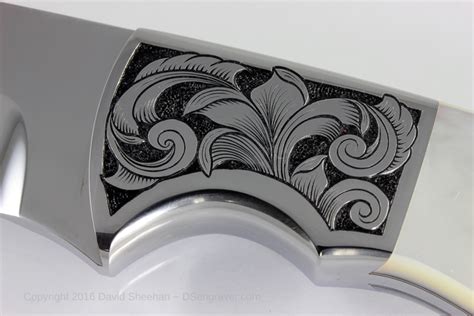 Custom Hunting Knives - DAVID SHEEHAN ~ ENGRAVERDAVID SHEEHAN ~ ENGRAVER