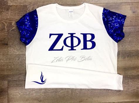 Zeta Phi Beta Sequin Sleeve Shirt Etsy Sequin Sleeve Shirt Shirt