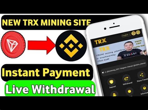 Long Time TRX Tron Mining Platform 2024 New Trx Mining Website