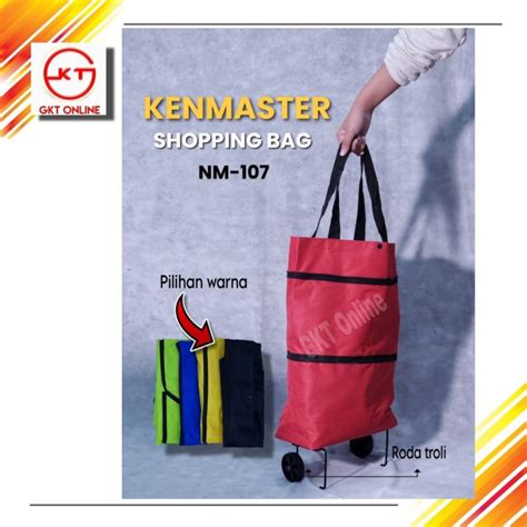 Jual Kenmaster Tas Belanja Lipat Roda Serbaguna Nm Troli Shopping