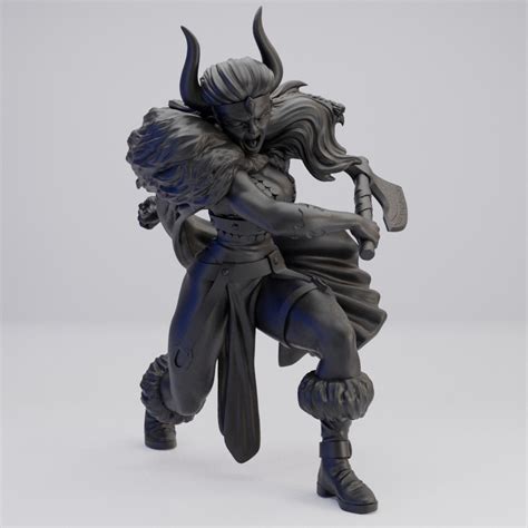 Hot Goblin ドワーフ姫アックス ミニチュア ホットゴブリン 戦闘