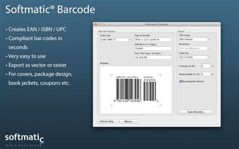 Softmatic Barcode Mac