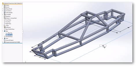 SOLIDWORKS Weldment Sketch From Solid Model Tutorial GoEngineer