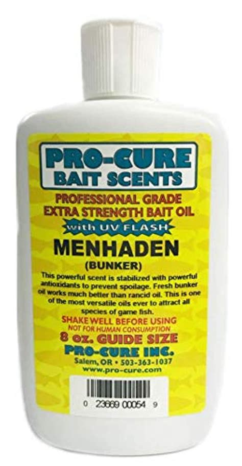 Pro Cure Stabilized Menhaden Bait Oil 8 Ounce