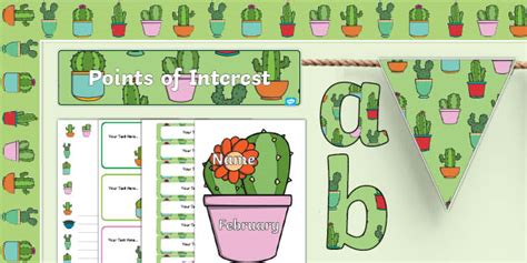 Cactus Classroom Display Classroom Display Teacher Made