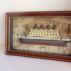 Wooden Diorama Depicting The Famous Ship Titanic Catawiki