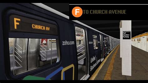 OpenBVE Special F Train To Church Avenue R160B Alstom Zoho Wrap