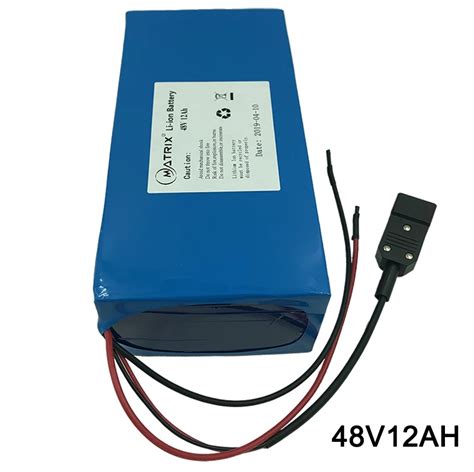 Hot Sale 12ah Lithium Ion 48 Volt 18650 Batteries 48v 500w Electric