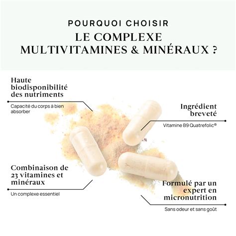 Multivitamines Et Min Raux Votre Alli Pour Vous Rester En Forme