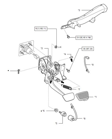 Toyota Tundra Service Manual Components Brake Pedal