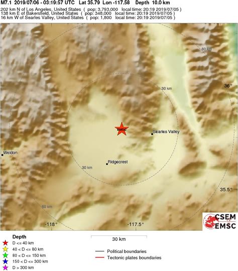 Powerful M Earthquake Hits Southern California The Watchers