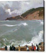 Breakwater San Sebastian Painting By Joaquin Sorolla Fine Art America